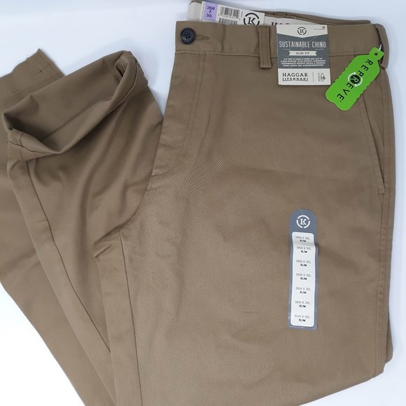 life khaki sustainable chino
